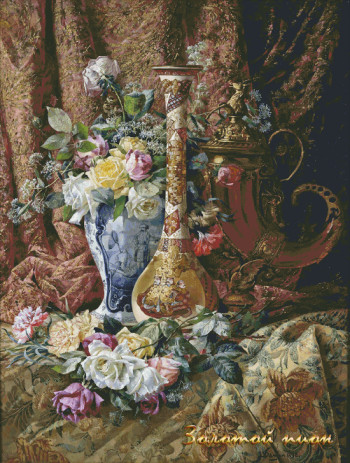 Схема вышивки по картине 3097 Натюрморт