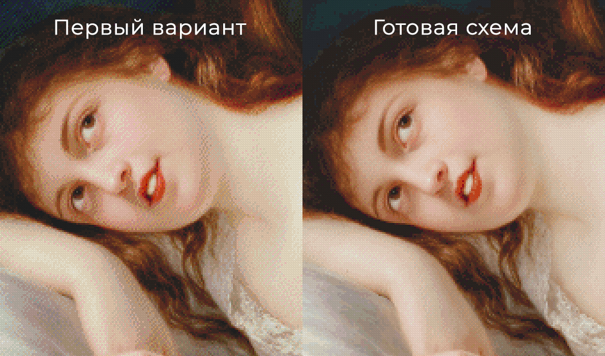 Схема для вышивки картины - 3004 Пробужденная красота